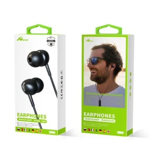 CASTI UNIVERSALE CU MICROFON JACK 3.5MM ALB