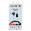 Cablu Date Magnetic Swissten Arcade Usb to Usb-C 1.2m Negru
