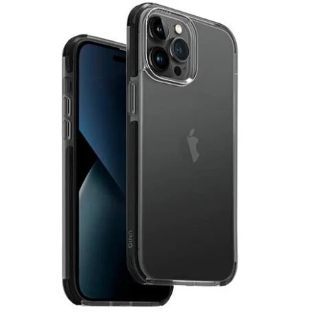 Husa Cover UNIQ Combat pentru iPhone 14 Pro Negru Carbon