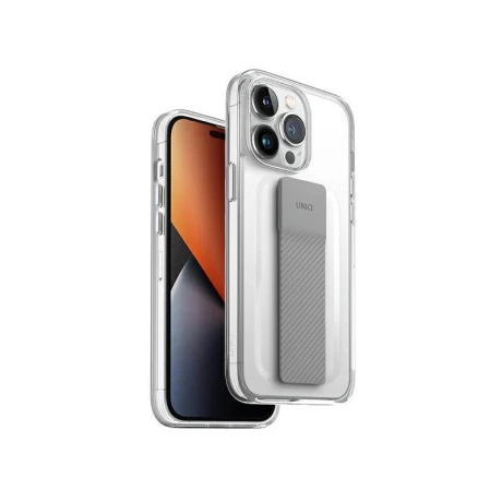 Husa Cover UNIQ Heldro Mount pentru iPhone 14 Pro Lucent Transparent