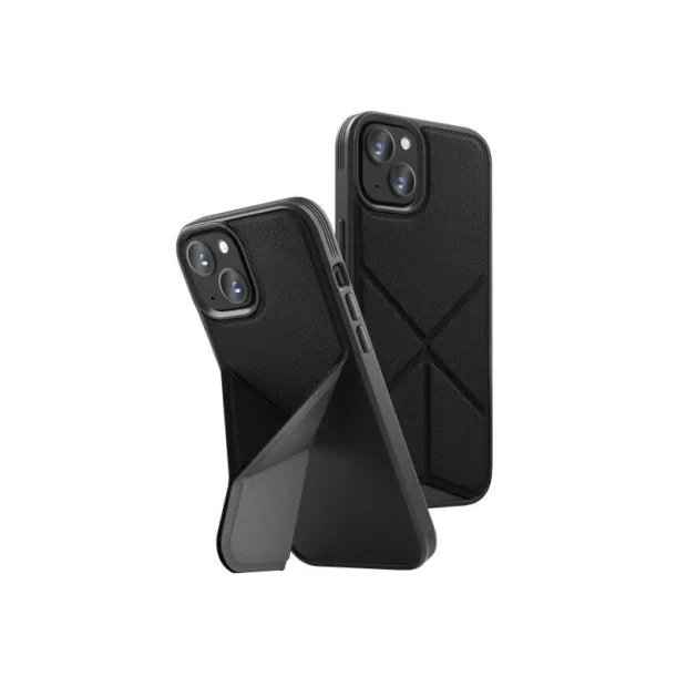 Husa Cover UNIQ Transforma Magclick pentru iPhone 14 Plus ebony Negru