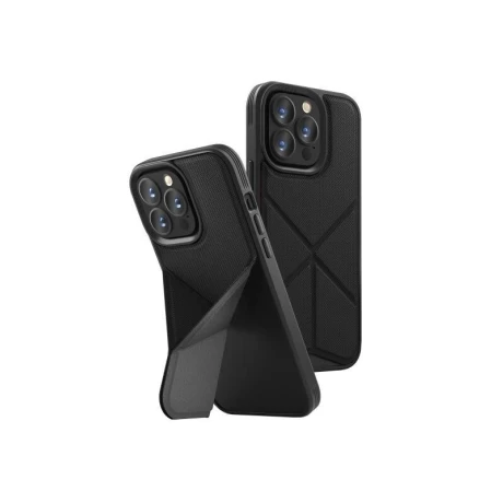 Husa Cover UNIQ Transforma Magclick pentru iPhone 14 Pro ebony Negru