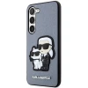 Karl Lagefeld case for Samsung Galaxy S23 Plus KLHCS23MSANKCPG grey HC Saffiano Karl&amp;Choupette NFT