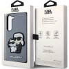 Karl Lagefeld case for Samsung Galaxy S23 Plus KLHCS23MSANKCPG grey HC Saffiano Karl&amp;Choupette NFT