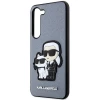 Karl Lagefeld case for Samsung Galaxy S23 Plus KLHCS23MSANKCPG grey HC Saffiano Karl&amp;Choupette NFT
