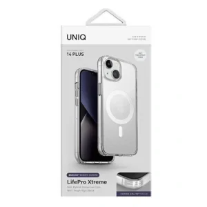 Husa Cover UNIQ LifePro Xtreme Magclick pentru iPhone 14 Plus frost Transparent