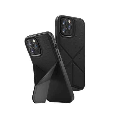 Husa Cover UNIQ Transforma MagSafe pentru iPhone 13 Pro ebony Negru