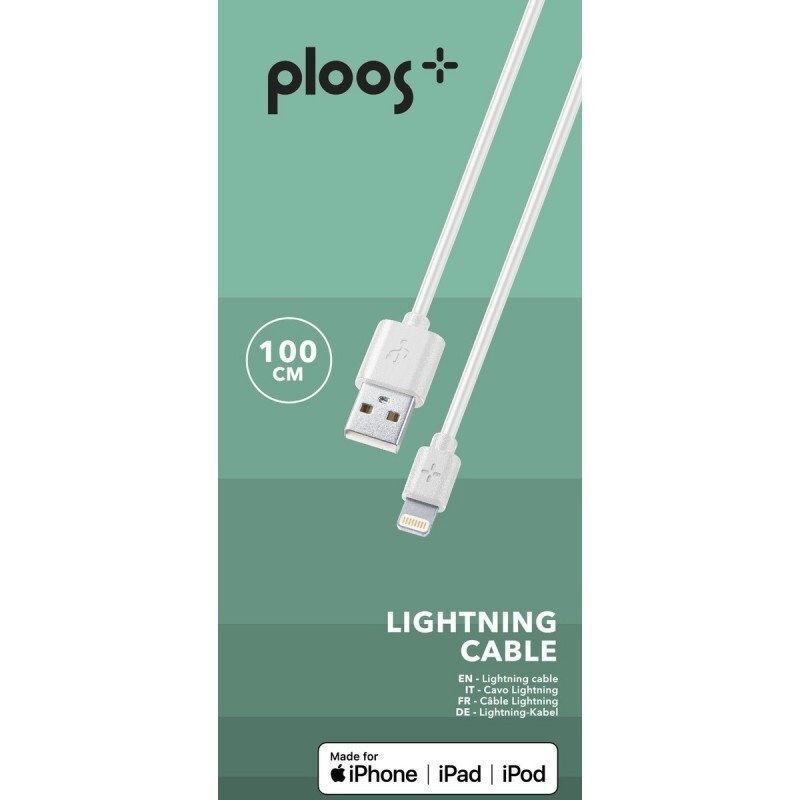 Cablu Date Ploos Usb-Lightning 1M PLCABMFI1M Alb thumb