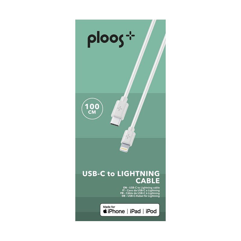 Cablu Date Ploos UsbC-Lightning 1M PLCABC2LMF1MW Alb thumb