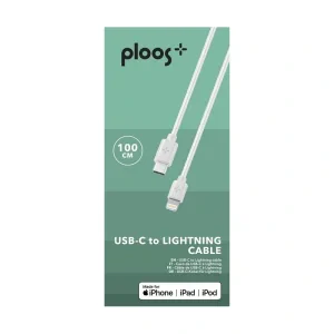 Cablu Date Ploos UsbC-Lightning 1M PLCABC2LMF1MW Alb
