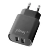Incarcator Retea Ploos Dual Usb 2A PLTC2USB2AK Negru