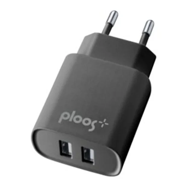 Incarcator Retea Ploos Dual Usb 2A PLTC2USB2AK Negru