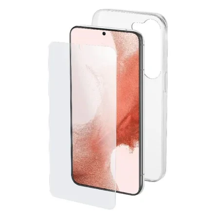 Set Husa + Folie Cellularline pentru Samsung Galaxy S23 Plus Transparent
