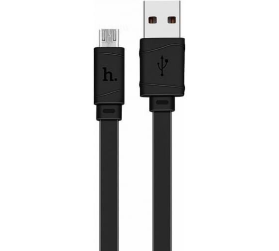 Cablu Date Hoco X5 Bamboo USB-Micro Usb Negru thumb