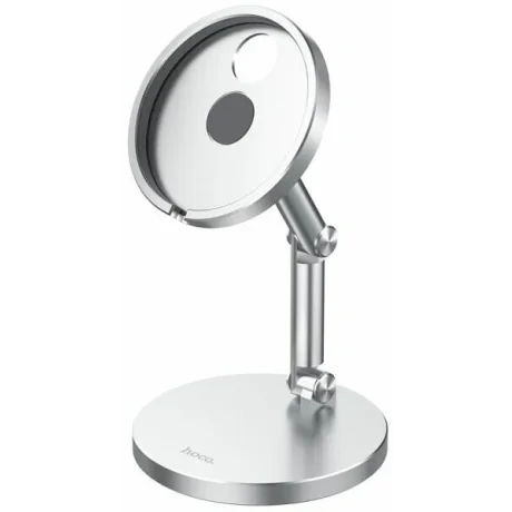 Stand Birou Hoco PH39 Daring cu Incarcare Wireless MagSafe Argintiu
