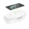 Cutie sterilizatoare  Hoco UV cu Incarcator Wireless DCW01 Alb