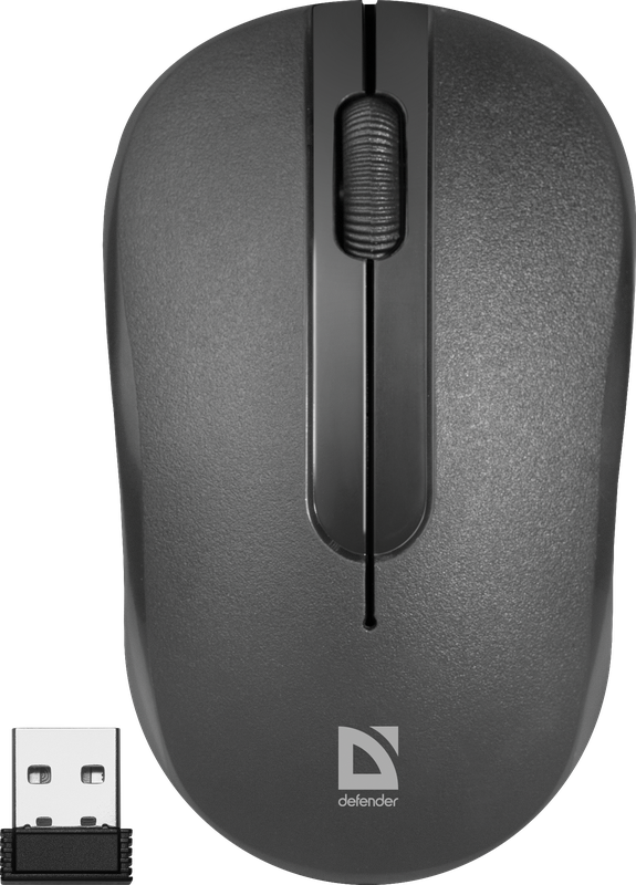 Mouse Optic Defender Datum MM-285 Wireless Negru thumb