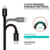 Cablu de date Swissten textil USB / Micro USB 2.0 M Negru
