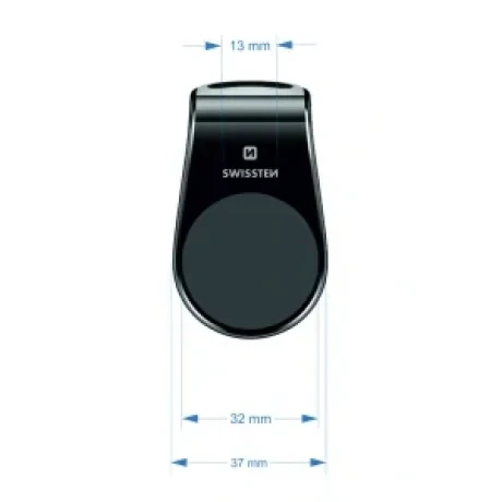 Suport telefon magnetic ventilatia masinii Swissten Easy Mount Negru