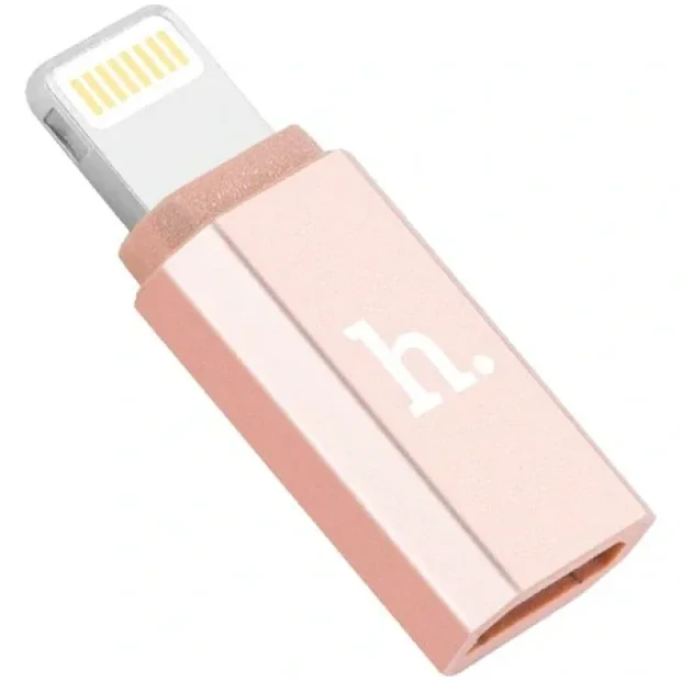 ADAPTOR HOCO MICRO USB-LIGHTNING ROZ