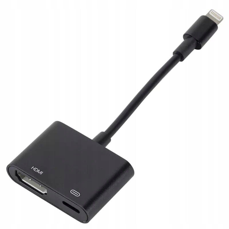 ADAPTOR VIDEO IPHONE LA HDMI Negru thumb