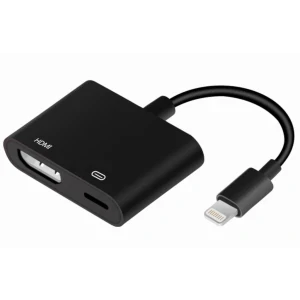 ADAPTOR VIDEO IPHONE LA HDMI Negru thumb
