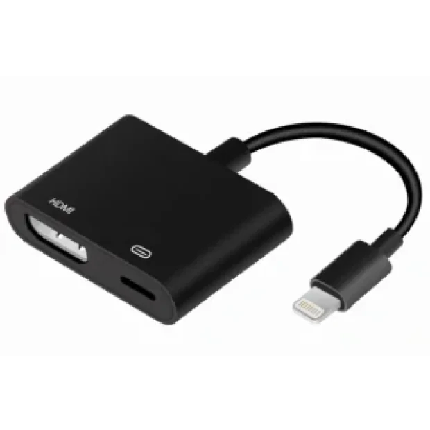 ADAPTOR VIDEO IPHONE LA HDMI Negru