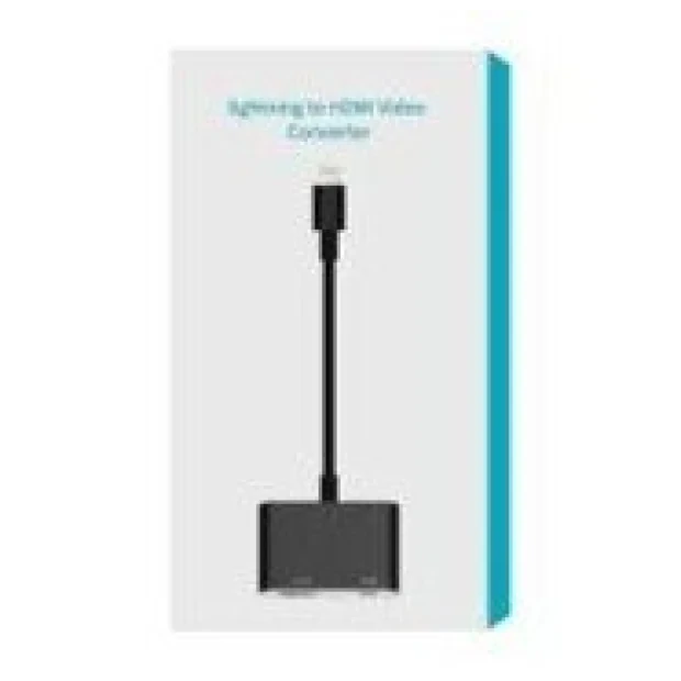 ADAPTOR VIDEO IPHONE LA HDMI Negru