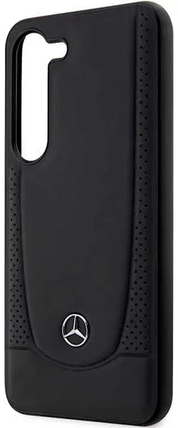 Husa spate Hard Mercedes Leather Urban pentru Samsung Galaxy S23+ Negru thumb