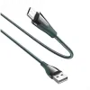 Cablu Date Micro Usb Borofone B20 Advantageous Textil 1.2m Verde
