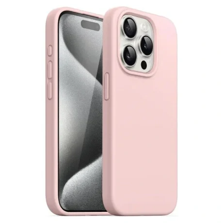 Husa hard Fun pentru iPhone 15 Pro Roz