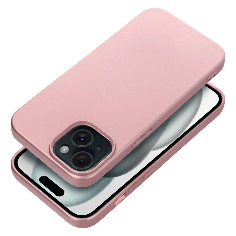 Husa hard Fun pentru iPhone 15 Roz thumb