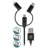 Cablu 3in1 Forever, negru