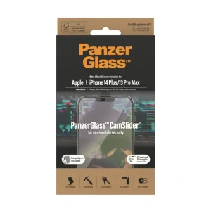 Folie Sticla Panzer Camslider AB pentru iPhone 13 Pro Max/ 14 Plus Negru