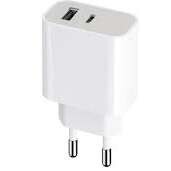 Incarcator Retea Maxlife MXTC- 05 PD 1xUsb-C 1X usb 20W Alb thumb