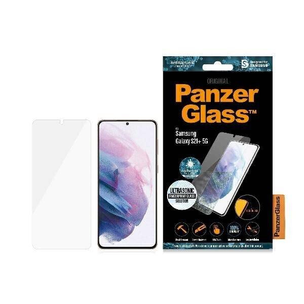 PanzerGlass Glass Screen Protector for Samsung Galaxy S21 + 5G Transparency / Black Frame thumb