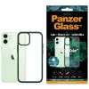 PanzerGlass Protective Case for Apple iPhone 12 mini, Green, Transparency / Black Frame