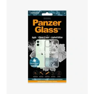 PanzerGlass Protective Case for Apple iPhone 12 mini, Transparency / Gray Frame