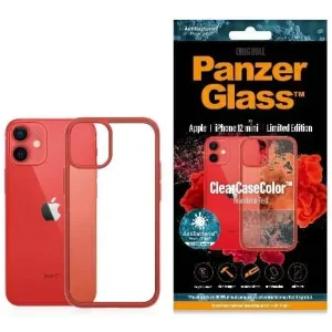 PanzerGlass Protective Case for Apple iPhone 12 mini, Transparency / Red Frame