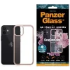 PanzerGlass Protective Case for Apple iPhone 12 mini, Transparent / Pale Pink Frame