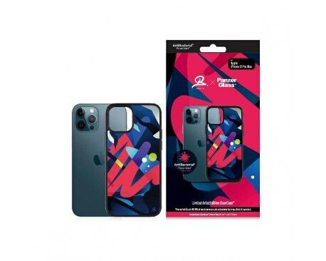 PanzerGlass Protective Case for Apple iPhone 12 Pro Max, artist Mikael B, Colorful thumb