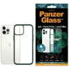 PanzerGlass Protective Case for Apple iPhone 12 Pro Max, Green, Transparency / Black Frame