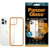 PanzerGlass Protective Case for Apple iPhone 12 Pro Max, Transparency / Orange Frame