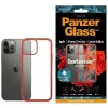 PanzerGlass Protective Case for Apple iPhone 12 Pro Max, Transparency / Red Frame