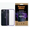 PanzerGlass Protective Case for Apple iPhone 13 Mini, Transparent / Purple Frame