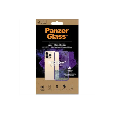 PanzerGlass Protective Case for Apple iPhone 13 Pro Max, Transparency / Mov Frame