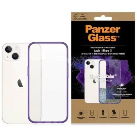 PanzerGlass Protective Case for Apple iPhone 13, Transparency / Movable Frame