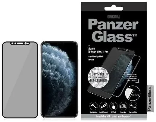 PanzerGlass Screen Protector for Apple iPhone 11 Pro - dual privacy, Black thumb