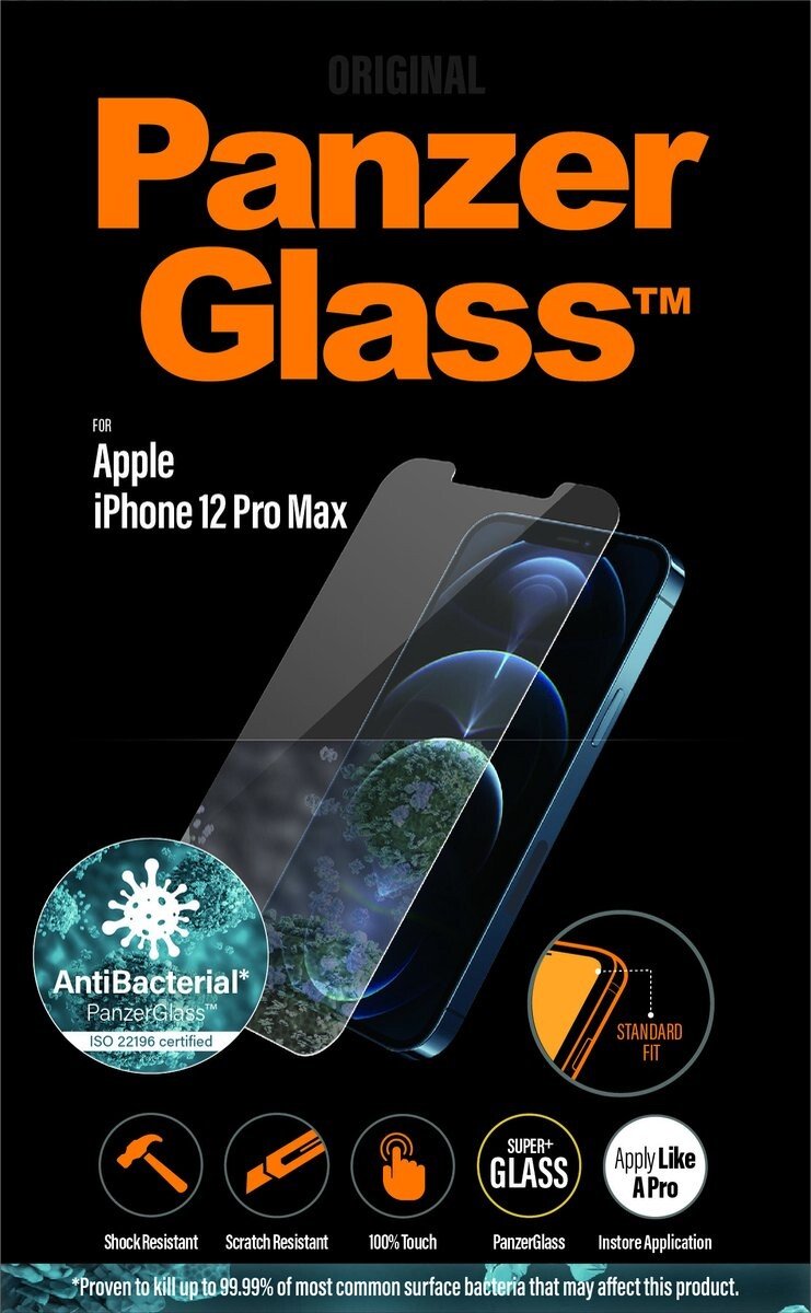 PanzerGlass Screen Protector for Apple iPhone 12 Pro Max, Transparency thumb