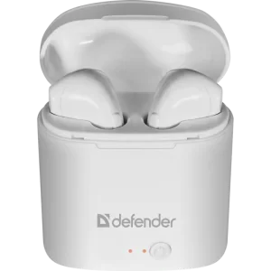 Casti Bluetooth Defender Twins 630 Wireless BT 5.0 Alb